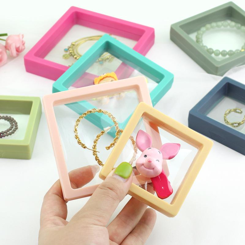 Transparent Anti-Oxidation Jewelry Storage Box for Earrings and Necklaces
