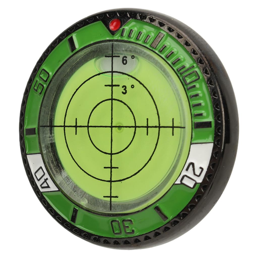 Golf Green Reader Dual Side Putting Aid Ball Marker with Bubble Level Accurate Portable Golf Accessory for Sports