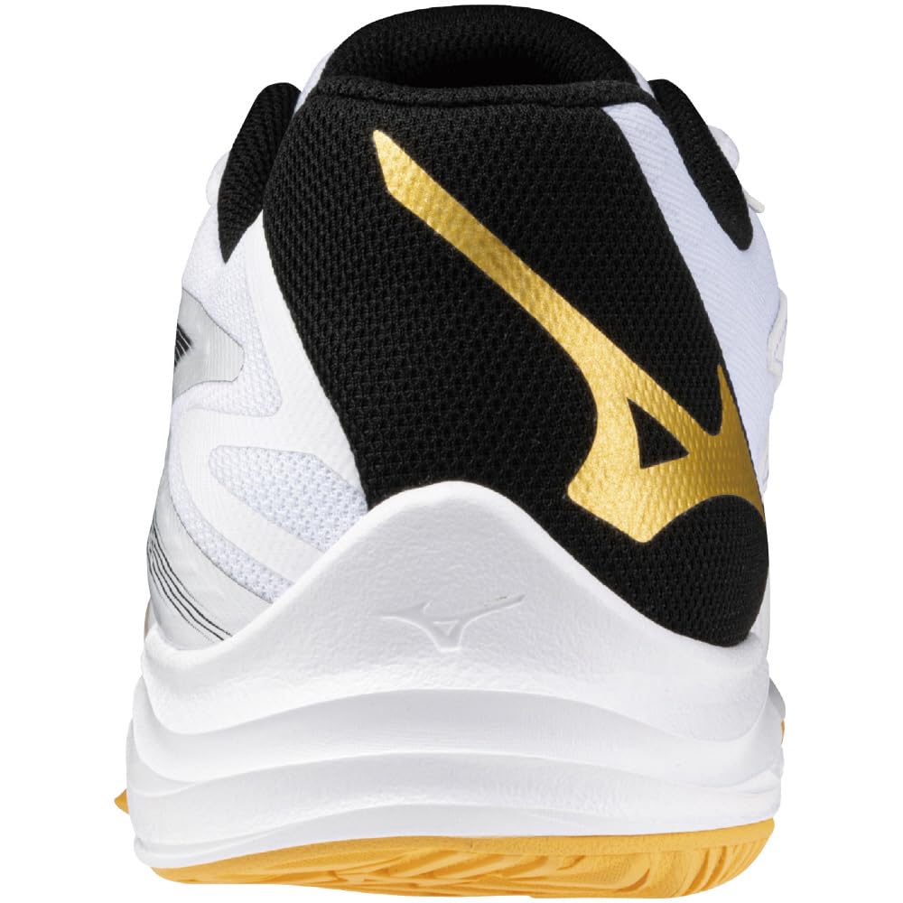 Mizuno Volleyball Shoes Thunder Blade Z Club Indoor Wide Lightweight Indoor Entry Beginner White x Gold x Black cm 26.5 2.5E