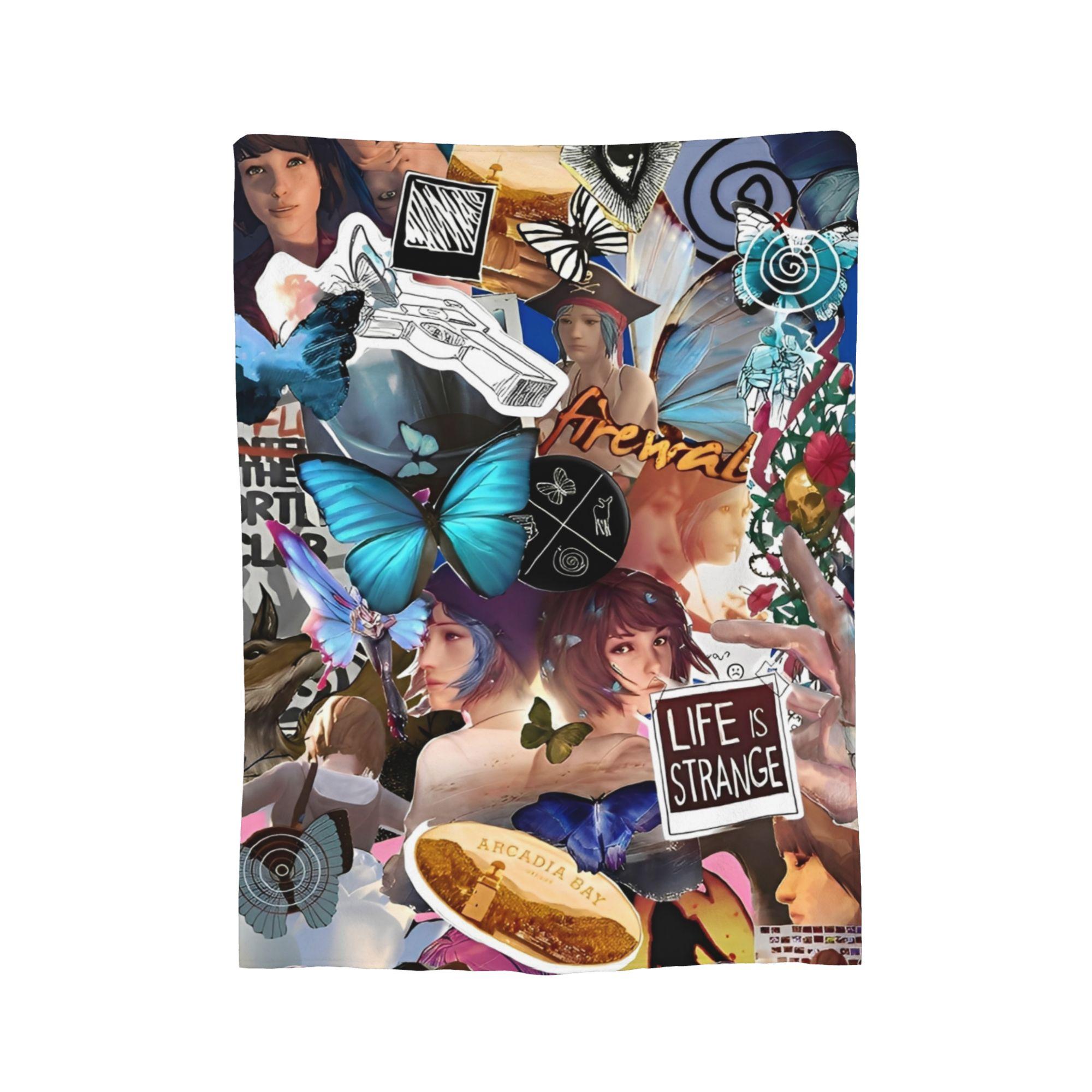 

Life is Strange Game Blanket Velvet Decoration Portable Ultra-Soft Throw Blanket for Bed Travel Bedding Throws 75x90cm