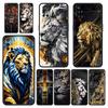 Cross Pattern Bicolor Lion Phone Case For Oneplus 13R 13 12R 11 10T 10R Nord N100 N200 N10 10 9 9R 9RT CE 3 2 Z Pro 5G Soft TPU