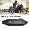 Motorcycle Exhaust Pipe Cover for Click 150/125 Heat Insulation Universal Motorbike Exhaust Tube Trim Shield Guard Modification Replacement Parts