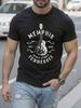 Memphis Beale Street USA Vintage T-skjorte - Svart Retro Gra...