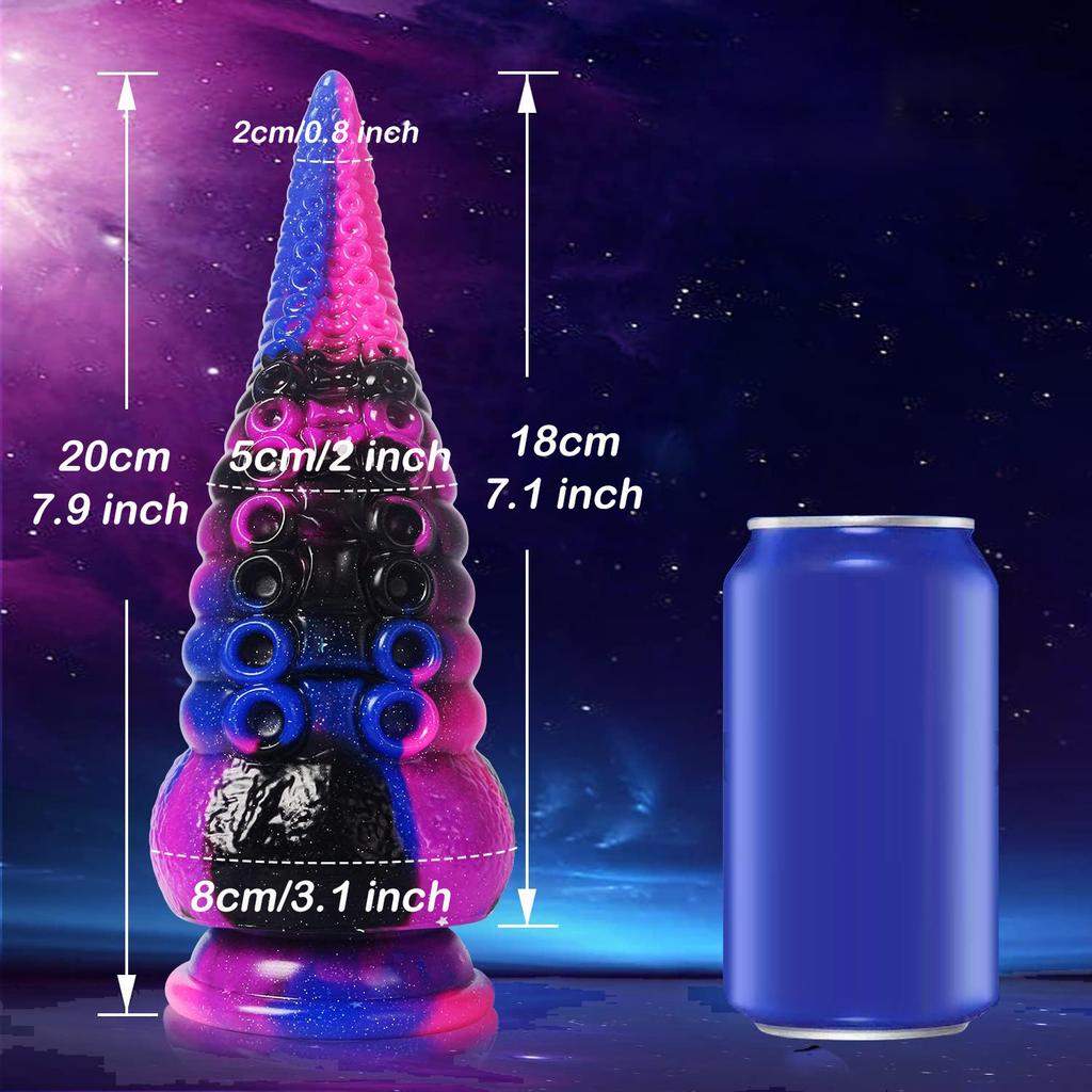 Weibliche übergroße Silikondildos Masturbatoren Oktopus-Tentakel Butt Plugs Anal Plugs Prostata-Massagegeräte Anal-Sexspielzeug für Männer