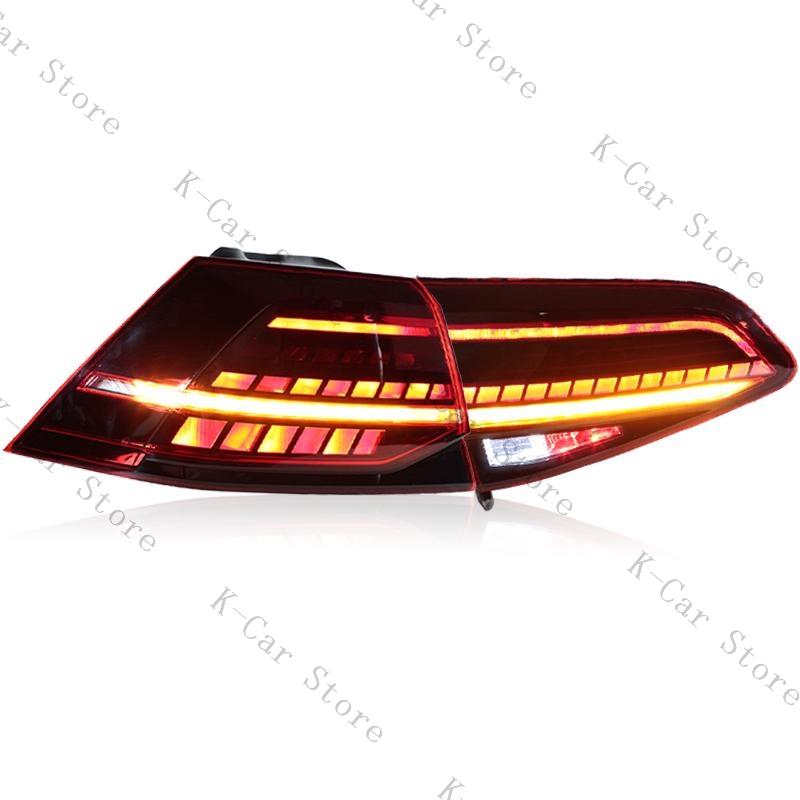 For Volkswagen VW Golf 7/7.5 2013-2020 Modification LED Tail Light Streamer Turn Signal Fog Lamp Tail Light Assembly Accessories