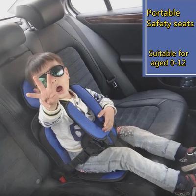 Portable Child Car Seat Safety Seats Simple Car Ride Universal Children Cushion for 2-12age