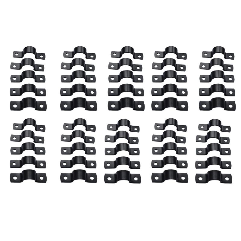 Strong Metal Tube Clamp Mounting Clamp Guard Improved Build with Guard Layer Simple Installation for Home Business Use