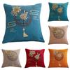 Pillowcase Chinese Style Soft Washable Breathable Comfortable Decorative Polyester Household Sofa Cushion