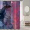Geometry Color Shower Curtain, Bathroom Decorative Shower Curtain, Waterproof Shower Curtain With Hooks