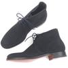 Pristine CROCKETT&JONES Ankle boots CHUKKA Dark navy Suede leather mens 5.5 Used