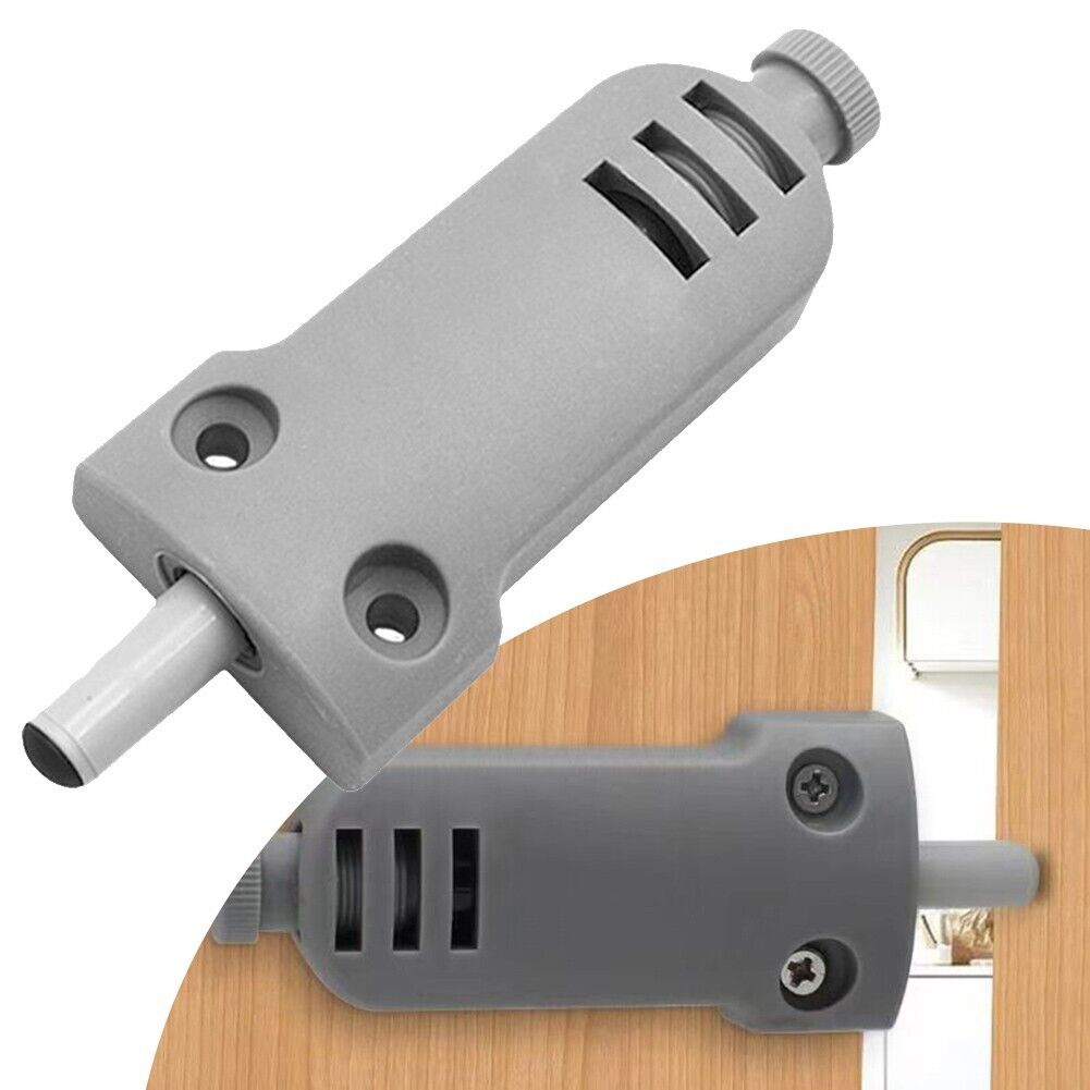 Hardware Door Damper Comfort Gray Long Service Life Plastic Strong Spring Two Ways Installment Easy To Install