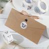 Selbstklebende Hochzeitsdeko Boxkarten Party Siegelanhänger Geschenk Papieraufkleber Danke Verpackungsetikett