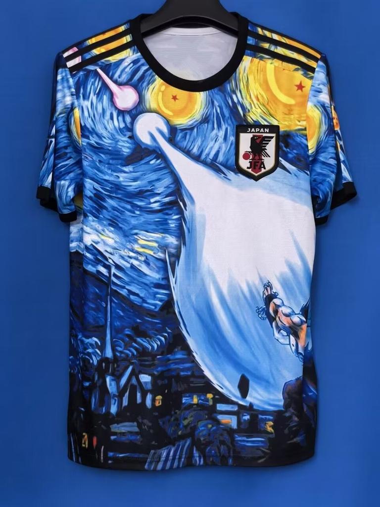 Japan National Football Jersey Anime Manga Short-sleeved Football Jersey Japan National Team Jersey