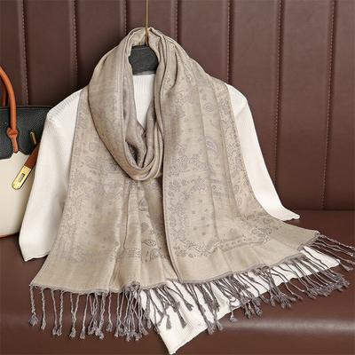 Luxury Thick Cashmere Scarf Women Print New Wraps Pashmina Travel Poncho Warm Blanket Winter Bufanda Shawl Female Stoles
