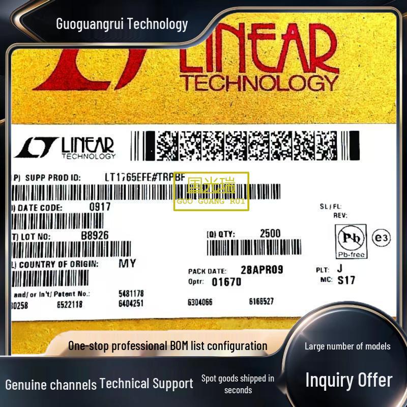 Linear Technology LT1495IS8, LT3032IDE-5, LT1206CR, LT1766EFE ICs Advisory Service