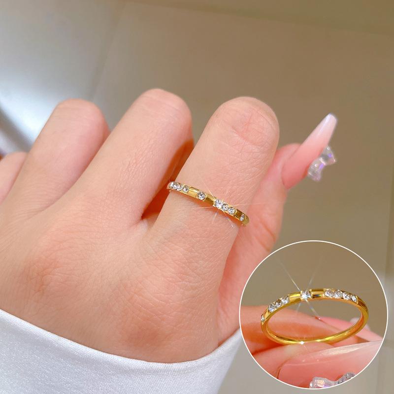 Cold Wind Minimalist Wind Bouncing Ring Men'S And Women'S Tide Personality Simple Index Finger Ring