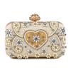 Exquisite Handmade Embroidery Light Luxury Elegant European and American Style Ball Dress Wedding Versatile Clutch Bag