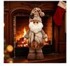 Santa Claus & Snowman Christmas Decoration Figurine Doll