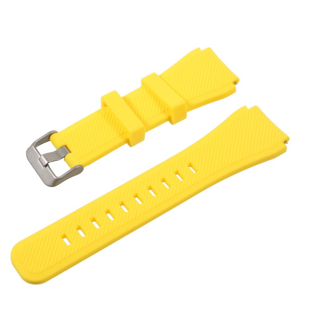 22mm Soft Silicone Sports Watch Strap Wrist Band Replacment for Samsung Gear S3 Frontier/S3 Classic