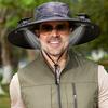 Outdoor Bucket Hat Wide Hat with Brim Fishing Dual