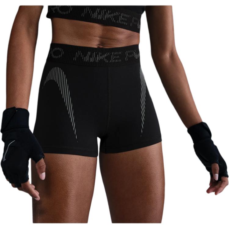 Nike Logo Letter Print Slim Fit Sports Shorts Women Shorts Black HJ1226-010