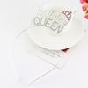 Zinc Zinc Alloy Letter Birthday Gift Birthday Queen Headband Birthday Hair Hoop  Crown Female Jewelry