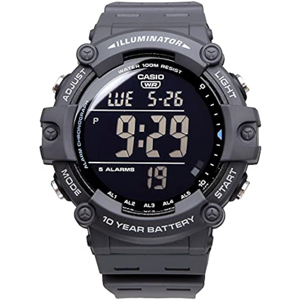 [Casio] CASIO Standard Digital Watch AE-1500WH-8BV Men's Cheap Casio "Chipkasi" Dark Gray Interna...