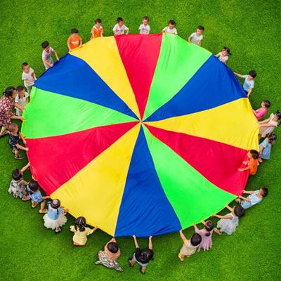 Boono Play Parachute, Kindergarten Game Equipment, Gymnastics Collaborative Playground Activities 3M (For 10-16 People)