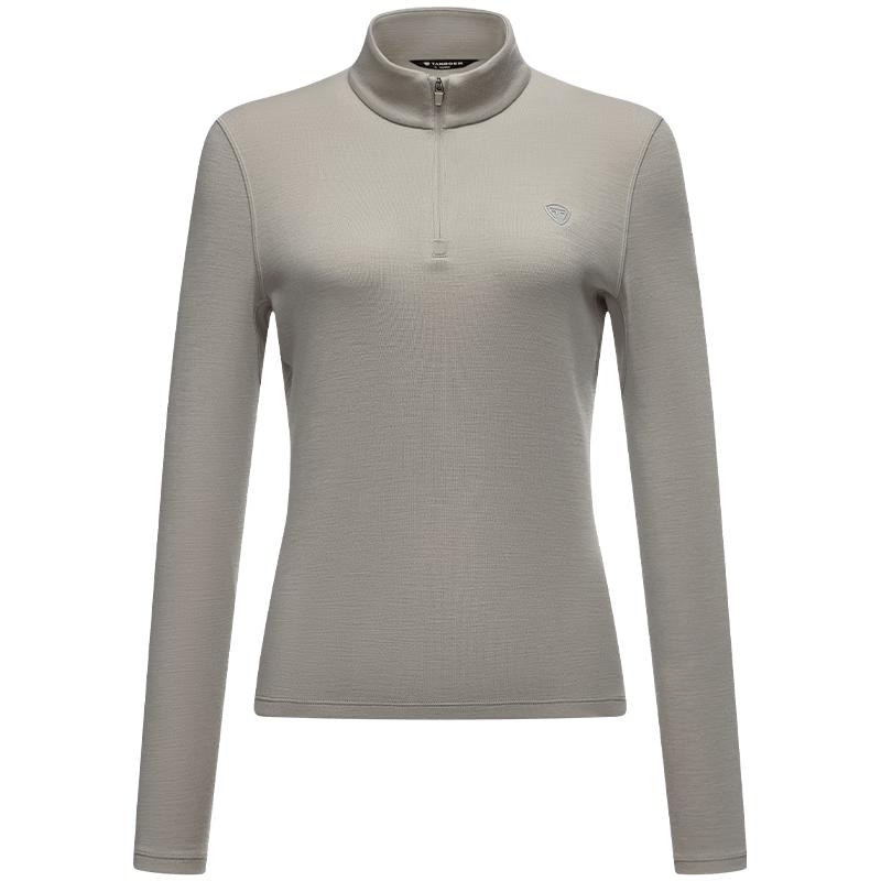 

Tanboer Women s Mock Neck Wool Blend Short Sweatshirt XS 155