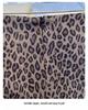 2025 Trendy Women's Leopard Print Wool-Blend A-Line Skirt - High Waist, Slimming Fit for Autumn/Winter