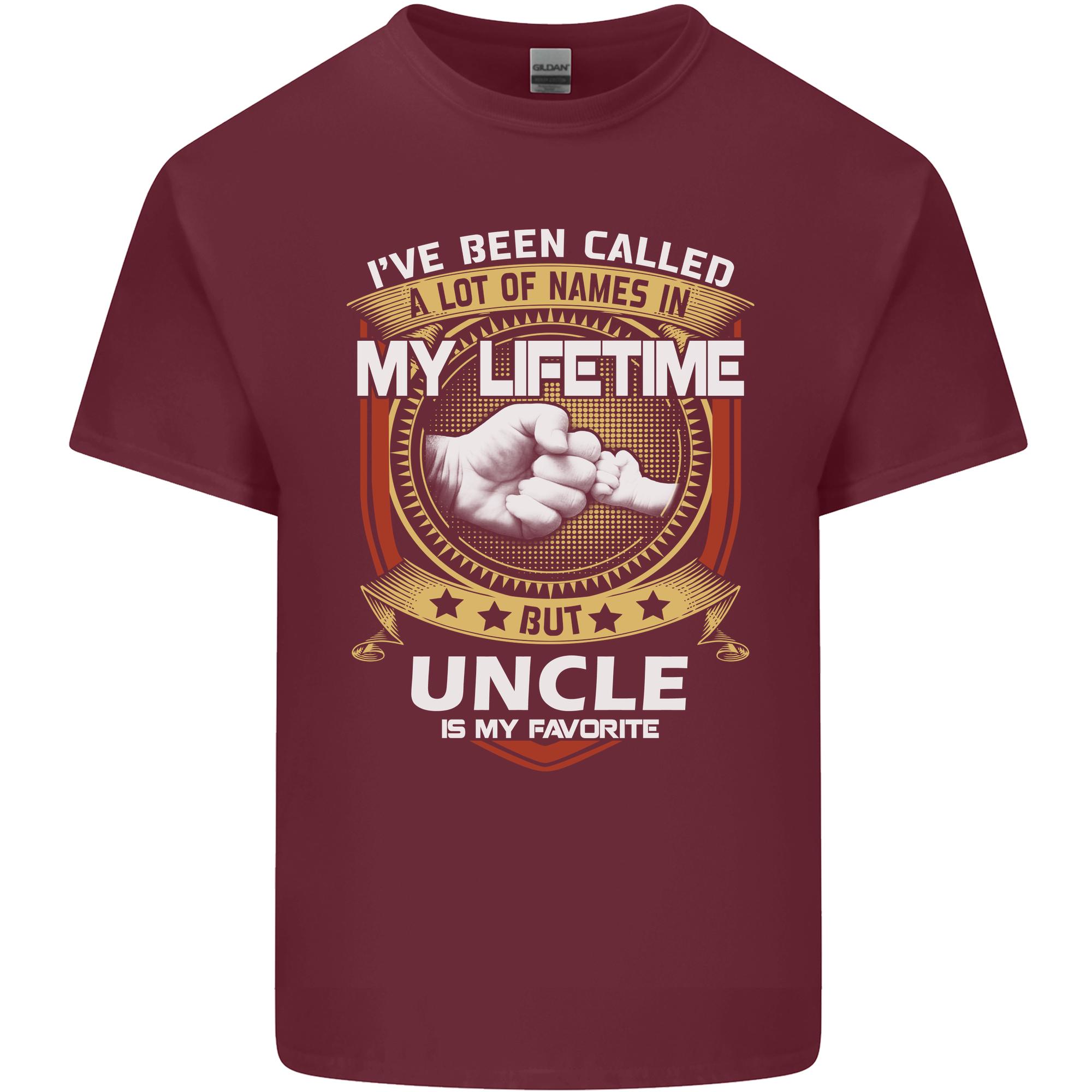 Uncle Is My Favourite Funny Fathers Day Unisexs Light Cotton TShirt S
