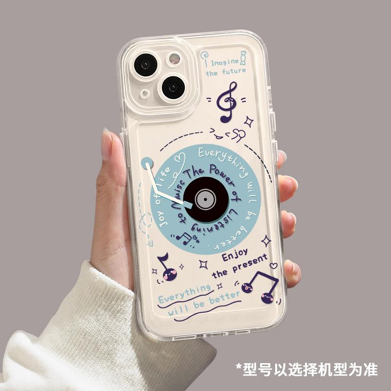 Applicable to Apple 11promax mobile phone case, new iphone11 retro cd women's all-inclusive plus women's lens protection