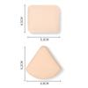 3 Pcs Dry Wet Usable Makeup Cosmetic Puff Sponge Cushion Puff for Foundation Powder Soft and Cute