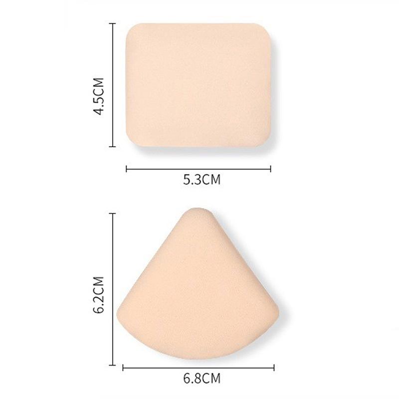 3 Pcs Dry Wet Usable Makeup Cosmetic Puff Sponge Cushion Puff for Foundation Powder Soft and Cute