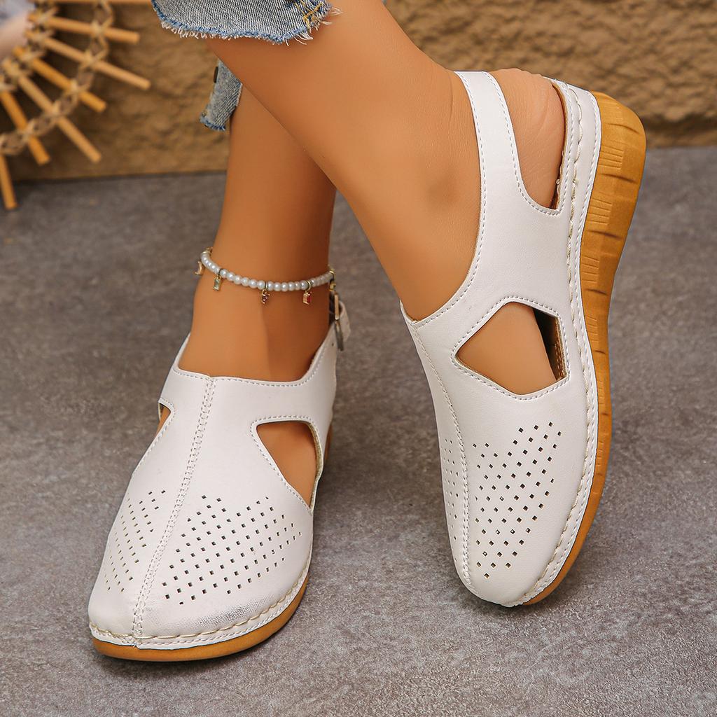 Atmungsaktive Sandalen mit dicker Sohle für Damen, Neuer Stil, Blockabsatz, Strandschuhe