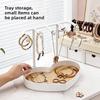 Simple Jewelry Box for Displaying Necklaces, Bracelets, Earrings and Rings. Hanging Rack for Organizing and Storing Jewelry on The Desktop.