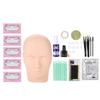 Eyelash Extensions Tool Kit Makeup Semi Permanent Eyelash Grafting Practice Training Set