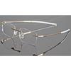 RSINC Rimless Frame/Eyeglass/Spectacle, Optical, Prescription, For Men And Women, Gold White BR-1| 003113 53-18-135 N1 OA - Gold White 003113
