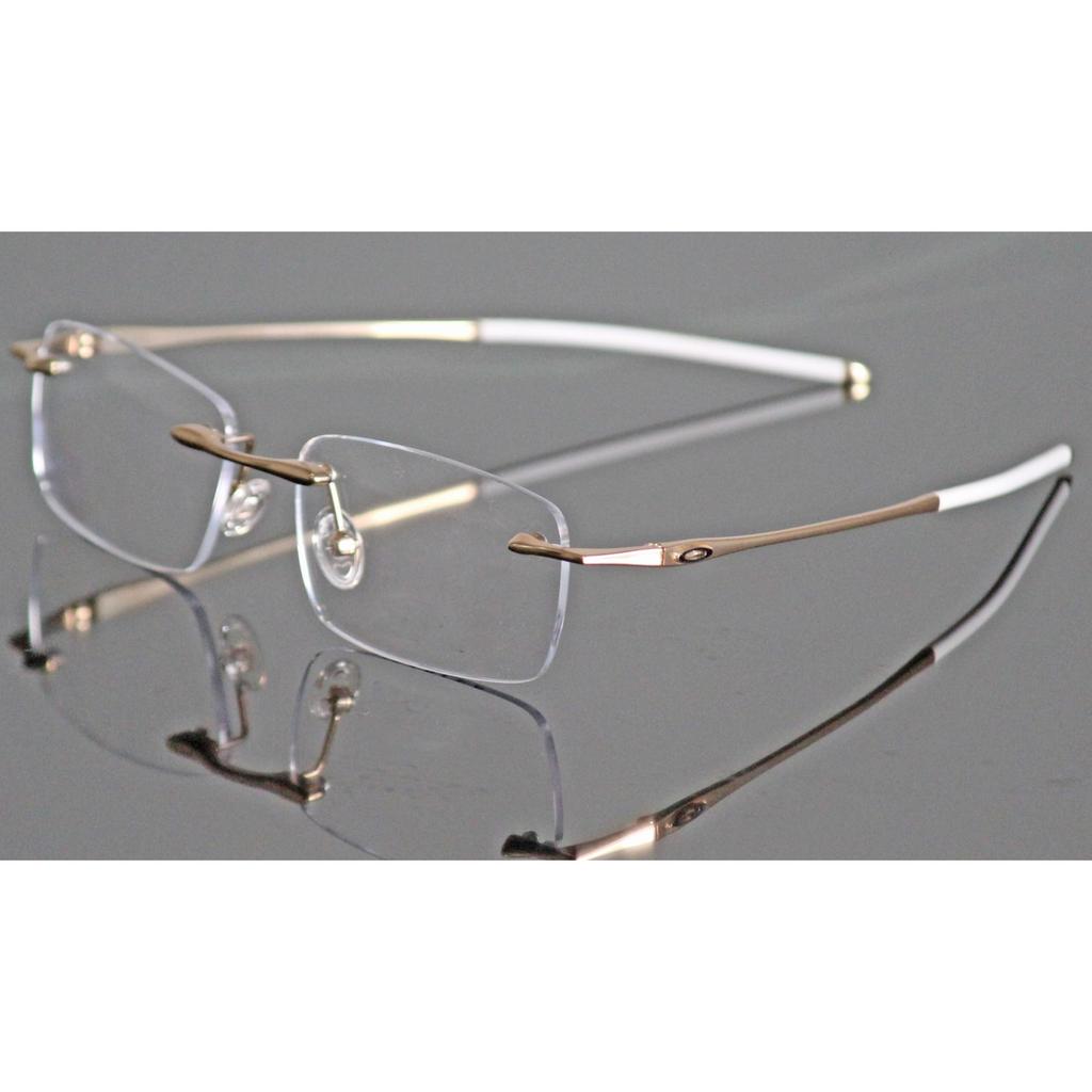 RSINC Rimless Frame/Eyeglass/Spectacle, Optical, Prescription, For Men And Women, Gold White BR-1| 003113 53-18-135 N1 OA - Gold White 003113