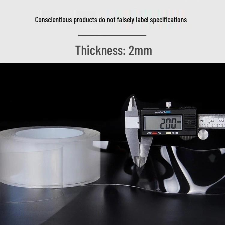 High Transparency Residue-Free Double-Sided Nano Tape with Strong Adhesive and No Marks