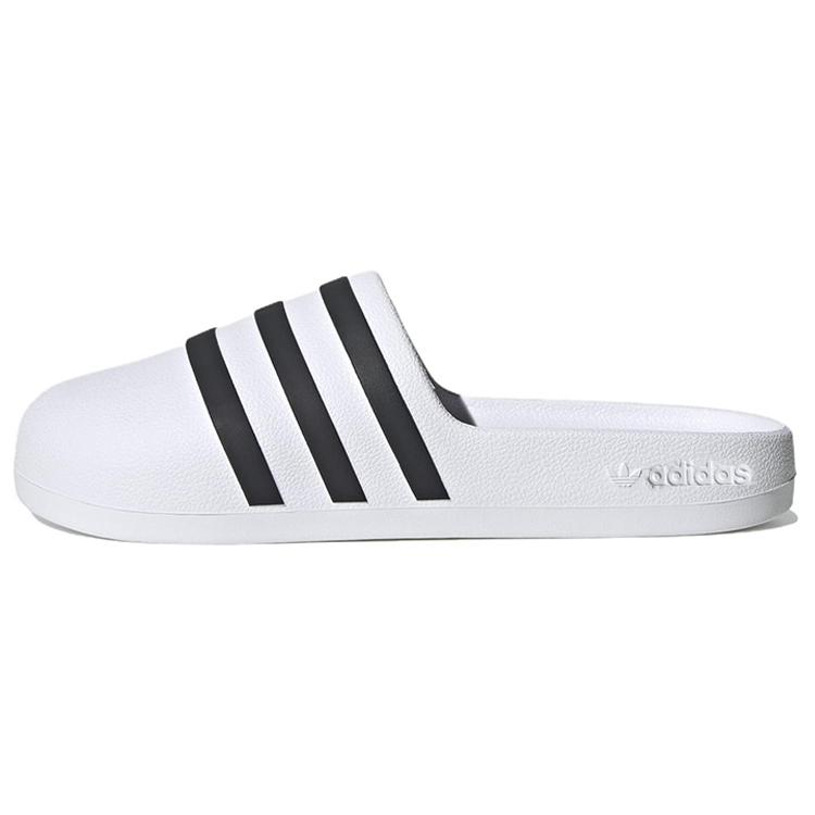 adidas adiFOM Adilette Slide 'White Black' (Unisex) Cloud White / Core Black / Cloud White Slide Slippers HQ7219