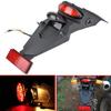 Universally Motorcycle LED Tail Light&Rear Fenders Stop Lamp Dirt Bike Fenders Taillight Motorcycle Modification Light