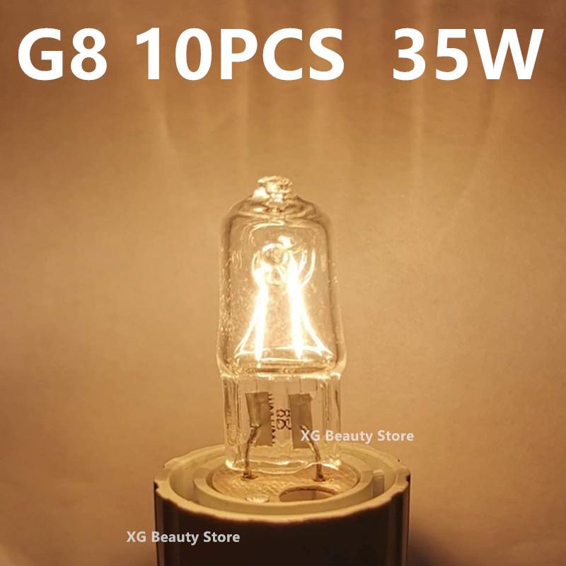 

Новые 10/50/100 шт. G8 120 В 20 Вт 35 Вт 50 Вт Светодиодные лампы Эко Галогенные лампы Вставные бусины Хрустальная лампа Галогенная лампа