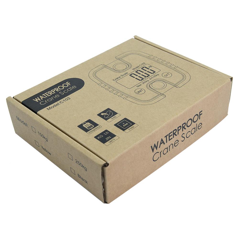 300kg Hochpräzise Wasserdichte Mini-Hängewaage für Fischzuchten, Fracht und Gepäck