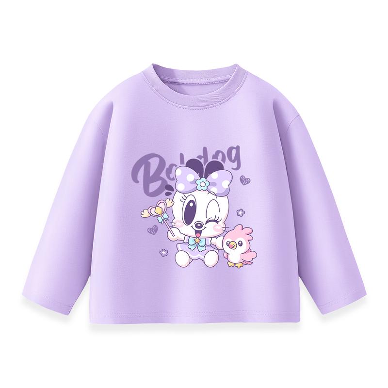 Bobdog Kids Long-Sleeve Pure Cotton Base Layer Top 130