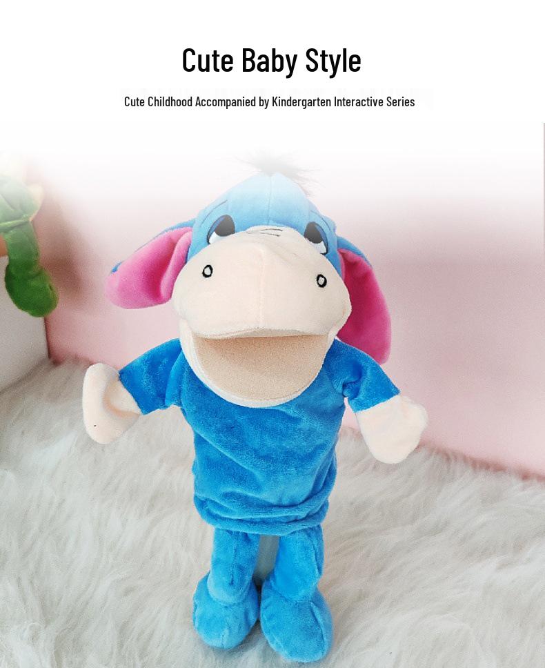 Animal Hand Puppet for Kids: Interactive Ventriloquism & Early Education Toy