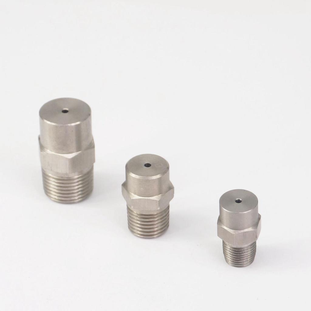 1/8" 1/4" 3/8" 1/2" 3/4" BSP 304 Stainless Steel Solid Cone Atomizing Spray Nozzle Dedusting