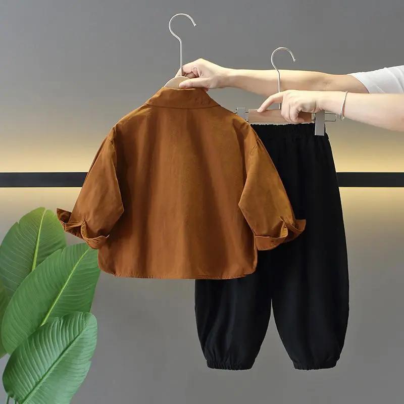 Boys' Autumn Suits, Spring and Autumn, Western Style Baby, Net Red Fashionable Clothes, Children