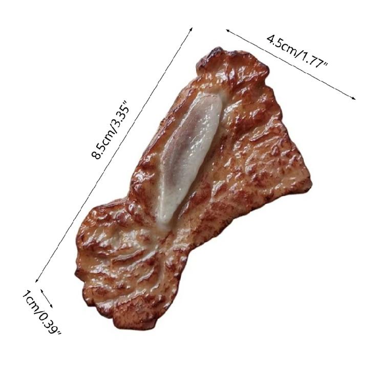 Fake Meat Roasting Beef for Kitchen Markets Display Photography Props