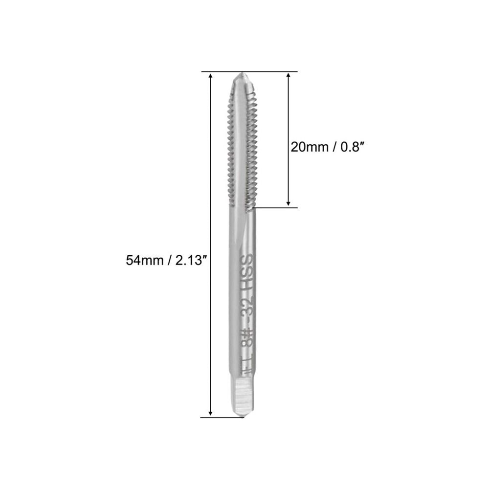 High Speed Steel Machine Tap 8-32 UNC Thread Threading Tap Wide Application